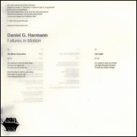 Failures in Motion von Daniel G. Harmann