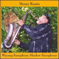 Wayang Saxophony Shadow Saxophone von Henry Kuntz