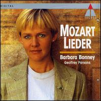 Mozart: Lieder von Barbara Bonney