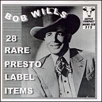 28 Rare Presto Label Items von Bob Wills