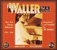 Complete Recorded Works, Vol. 4: New York Chicago Hollywood von Fats Waller