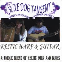 Blue Dog Tangent von Mary Anderson