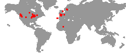 Tournee-Orte von Wilco