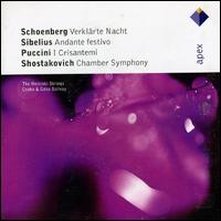 Schoenberg: Verklarte Nacht; Puccini: O Crisantemi; Sibelius: Andante Festivo von Helsinki Strings